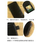 Notebook - Manufacturer Portable Mini PU With Pen Business School Card Holder Men Women