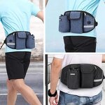 Pet Leash - Manufacturer Unisex Retractable Elastic Waist Belt Zipper Water Bottle Holder