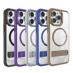 Phone Case - Manufacturer Shockproof Magnetic Wireless Charging TPU Metal Holder iPhone16 Pro Max