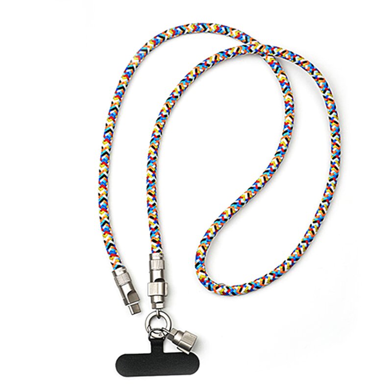 Charging Cable - Manufacturer 2-in-1 PD 60W Nylon Wrist Neck Strap Charging Data Rope