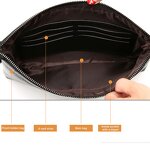 Men's Handbag - Manufacturer PU Leather Anti-Theft Envelope Zipper Business Casual Travel