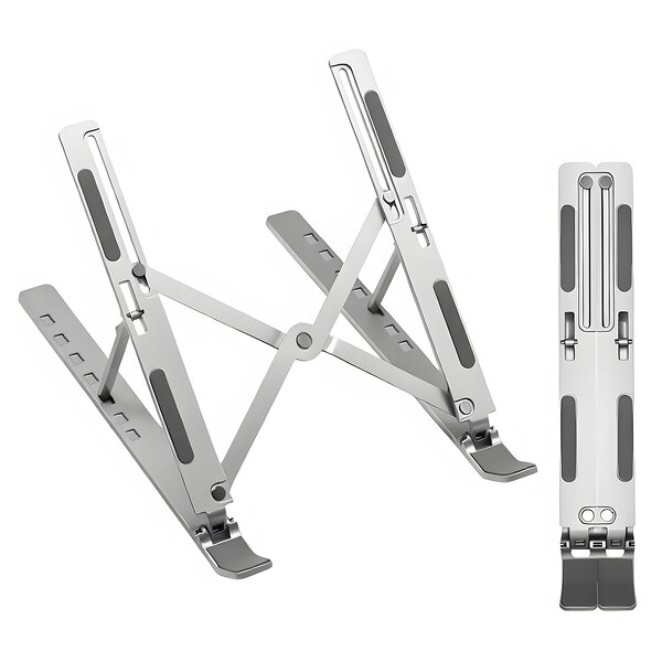 Laptop Stand - Manufacturer Ergonomic 7 Levels Adjustable Aluminum Metal Desk Riser