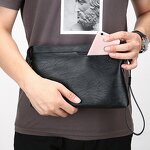Handbag - Manufacturer Large Capacity PU Leather Business Travel Envelope Bag Men Women
