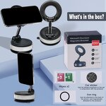 Car Phone Mount - Manufacturer 360° Rotating Vacuum Suction Waterproof Magnetic Universal