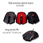 Gaming Mouse - Manufacturer 2.4G Wireless Mechanical 6 Keys 1600DPI Left-Handed Mac