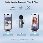 Lavalier Mic - Manufacturer Professional USB Type-C iPhone iPad 48KHz/16bit YouTube