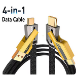Charging Cable Manufacturer - 4 in 1 USB Fast Charging Data Transfer