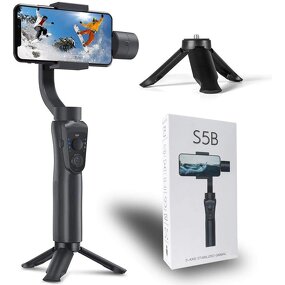 Camera Stabilizer Manufacturer - S5B Gimbal for Phone Panoramic Shooting