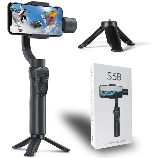 Camera Stabilizer Manufacturer - S5B Gimbal for Phone Panoramic Shooting