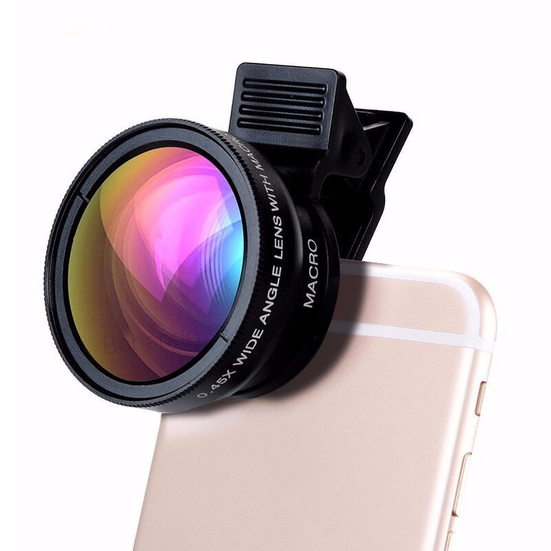 Phone Camera Lens Manufacturer - 0.45x Super Wide Angle and 15X Micro