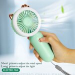 Hand Fan Manufacturer - Mini USB Rechargeable with Night Light Wrist Hanging