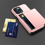 Phone Cases Manufacturer - Business Slide Armor Wallet with Card Slots