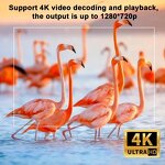 Smart Projector Manufacturer - HY300 Quad Core Android 11 WIFI LCD 4K