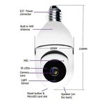 Smart Light Bulb Camera Manufacturer - Waterproof WIFI Indoor Security 2MP