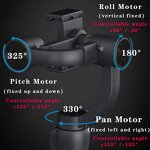 Camera Stabilizer Manufacturer - S5B Gimbal for Phone Panoramic Shooting