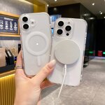 Phone Case Manufacturer - TPU+PC Anti-Yellow Shockproof Clear Magnetic Charging