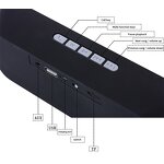 Wireless Speaker Manufacturer - SC208 BT Audio Stereo Subwoofer TF USB FM