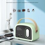 BT Speaker Manufacturer - Mini Retro Classical Bass Portable Wireless Subwoofer