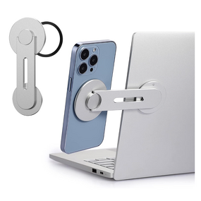 Laptop Phone Holder Manufacturer - Adjustable Angle Slim Magnetic Monitor Side