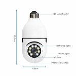 Network Camera Manufacturer - OEM 2MP PTZ Wireless Wifi Bulb 360 Panoramic