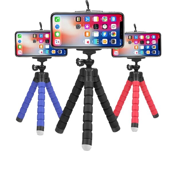 Camera Phone Holder Manufacturer - With Wireless Remote Sponge Octopus