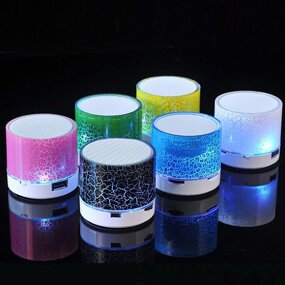 Wireless Speaker Manufacturer - Mini Universal Portable Small Crack LED TF