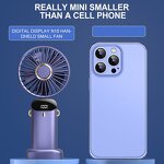 Portable Electric Fan Manufacturer - Mini USB Rechargeable Foldable with LCD