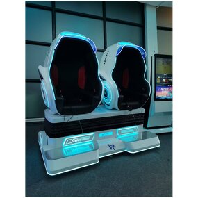 VR Game Machine Manufacturer - 9D Cinema 2-Player 360 Degree Motion Chair
