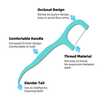 Floss Pick - Manufacturer Eco Compostable PLA Yellow OEM Wax Kids Custom Logo