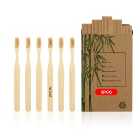 Toothbrush - Manufacturer Biodegradable Extra Soft Red Organic Bamboo High Quality Case