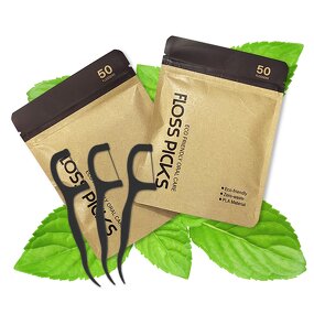 Dental Floss - Manufacturer Eco Mint Corn Biodegradable CE Bamboo Charcoal Vegan