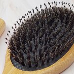 Hairbrush - Manufacturer Eco Boar Bristles Detangling Extensions Paddle Bamboo