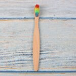 Toothbrush - Manufacturer BPA-Free Biodegradable Kids Soft Nylon Mini Wooden Bamboo