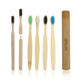 Toothbrush - Manufacturer Portable Eco Travel Case BPA Free Soft Bamboo OEM ODM
