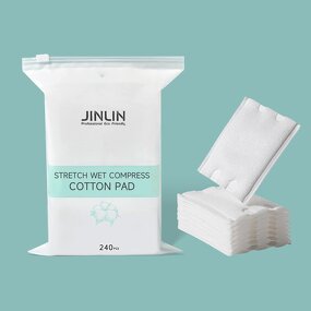 Cotton Pad - Manufacturer 100% Eco Lint Free 6g Travel Square Stretchable Wet With Logo