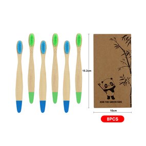 Toothbrush - Manufacturer 100% Natural Eco Bamboo Children Biodegradable Custom Logo