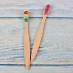 Toothbrush - Manufacturer BPA-Free Biodegradable Kids Soft Nylon Mini Wooden Bamboo