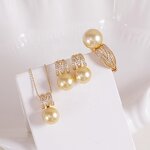 Jewelry Set Manufacturer - JW5041 10-11mm Freshwater Pearl DIY Set