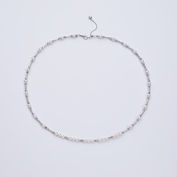 Pearl Necklace Manufacturer - Wholesale White Baby Adjustable 40+3cm Akoya