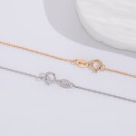 Necklace Manufacturer - CH001 Cross Chain 925 Sterling Silver Gold Plated