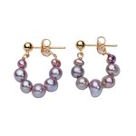 Pearl Earrings Manufacturer - Fashion Hoop 18k Gold Plated for Women