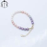 Pearl Bracelet Manufacturer - 001B 5-6mm Adjustable Gold Plated for Women
