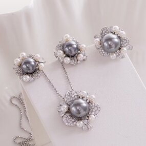 Jewelry Set Manufacturer - JW5043 3-10mm Freshwater Pearl DIY Set