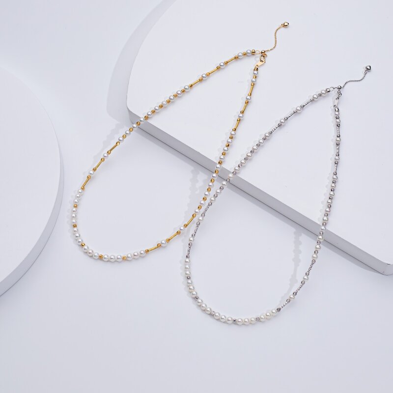 Pearl Necklace Manufacturer - Wholesale White Baby Adjustable 40+3cm Akoya