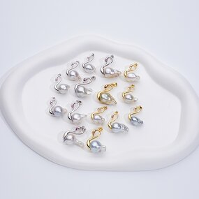 Pearl Pendant Manufacturer - Wholesale Southsea Baroque Swan Real Saltwater