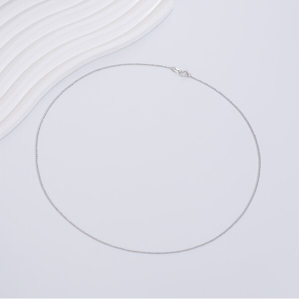 Necklace Manufacturer - CH020 Beads Chain 925 Sterling Silver Gold Plated