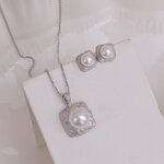 Jewelry Set Manufacturer - JW5040 6-10mm Freshwater Pearl DIY Set