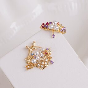 Jewelry Set Manufacturer - JW5049 4-5mm Freshwater Pearl DIY Set