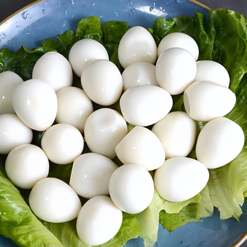 Peeled Quail Eggs Manufacturer - Boiled Water Canned Export Supplier
