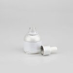 Serum Bottle - Manufacturer 15ml Frosted White Black Glass Essential Oil With Dropper